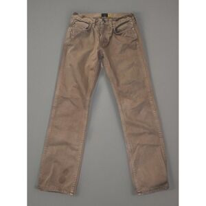 J.Crew 770 Jeans Mens 28x32 Tan Straight Leg 5 Pockets Denim‎ Pants